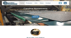 Desktop Screenshot of carolinanonwovens.com