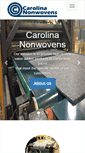 Mobile Screenshot of carolinanonwovens.com